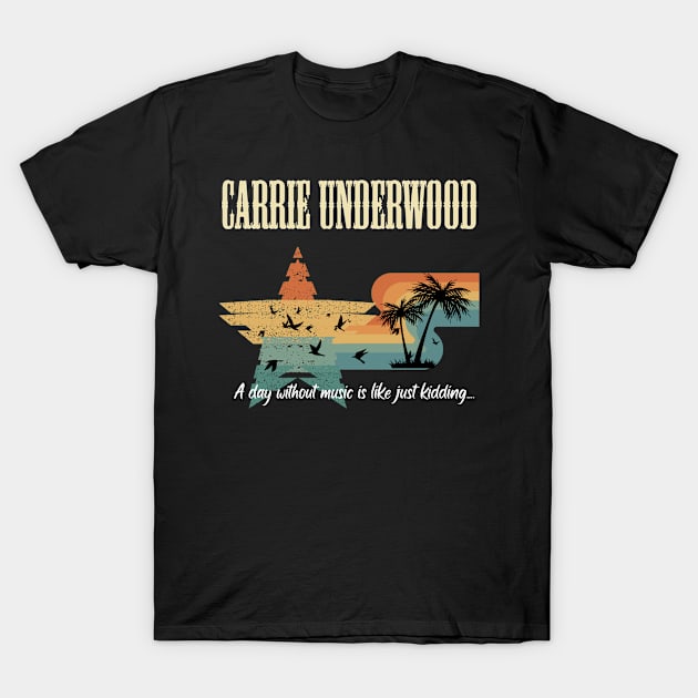 CARRIE UNDERWOOD VTG T-Shirt by kuzza.co